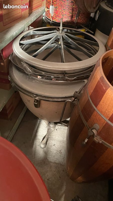 Lot de batteries et percussions vintage (image 6)