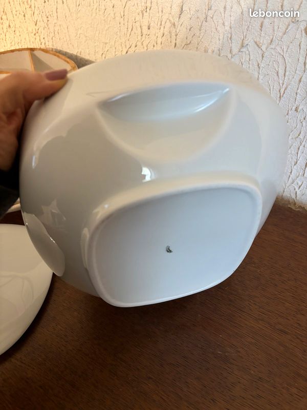 Soupière porcelaine signée Georges Boyer (image 4)