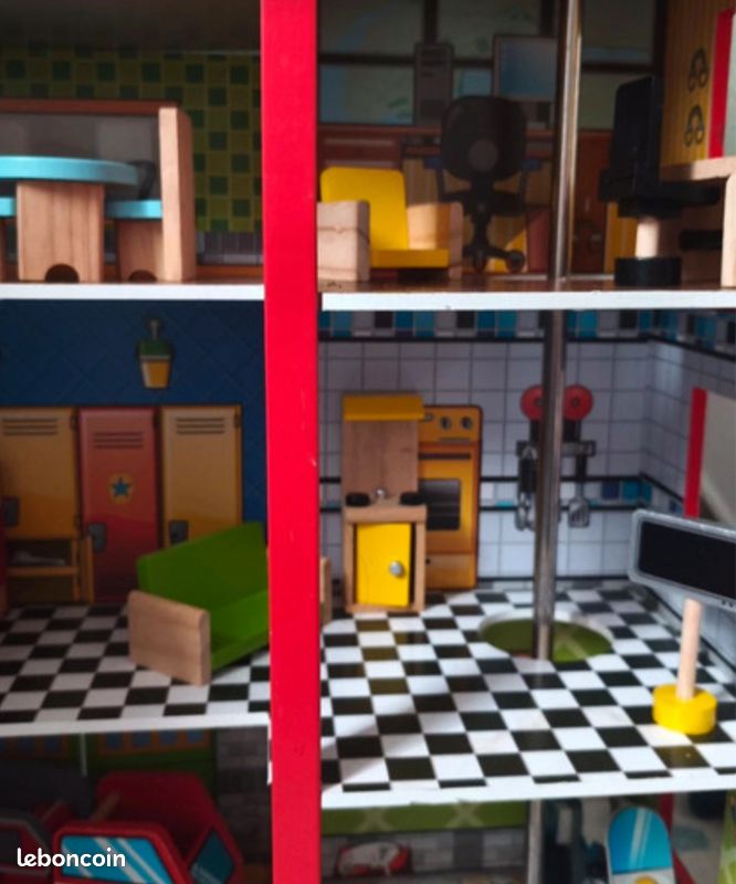 Maison de pompier en bois kidkraft (image 3)
