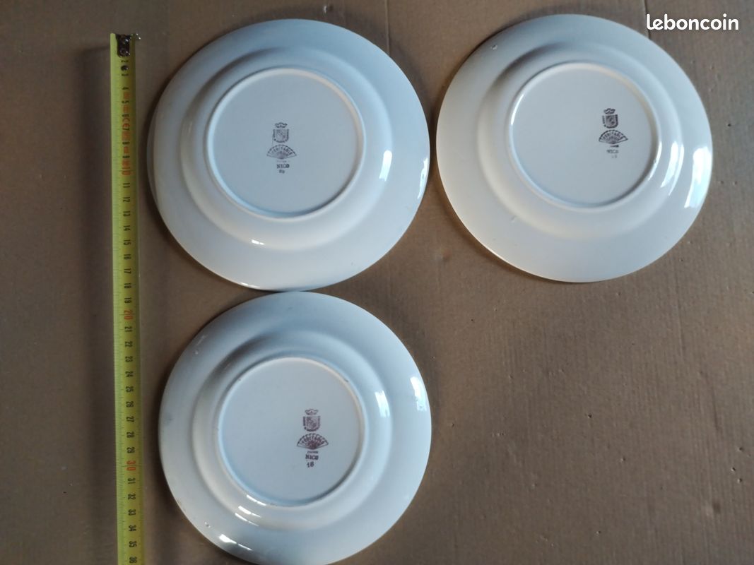Assiettes Sarreguemines Digoin (image 2)