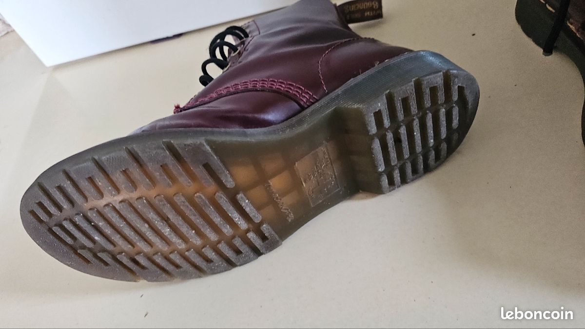 Bottines dr martens Bordeaux (image 2)