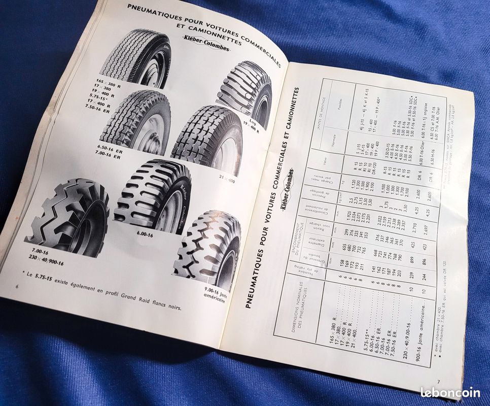 Brochure Kleber Colombes 1959 (image 2)