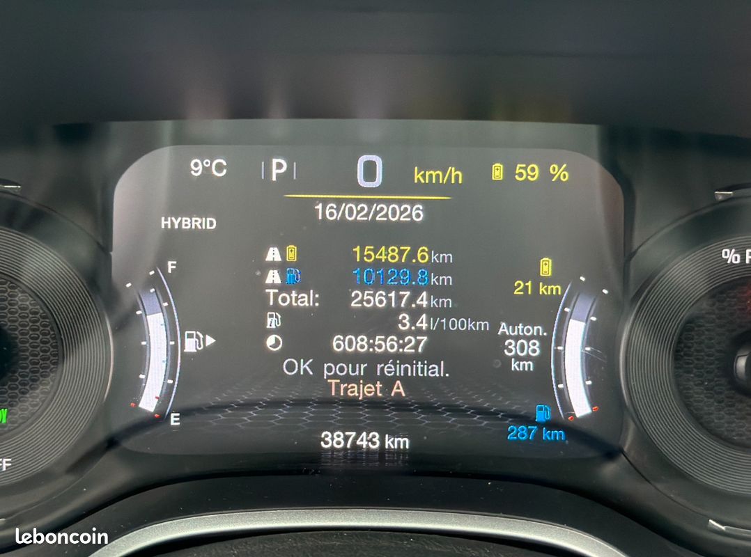 Jeep compass 1.3 gse t4 190h 130 4xe phev hybrid 11.4kwh limited e-awd awd bva (image 11)