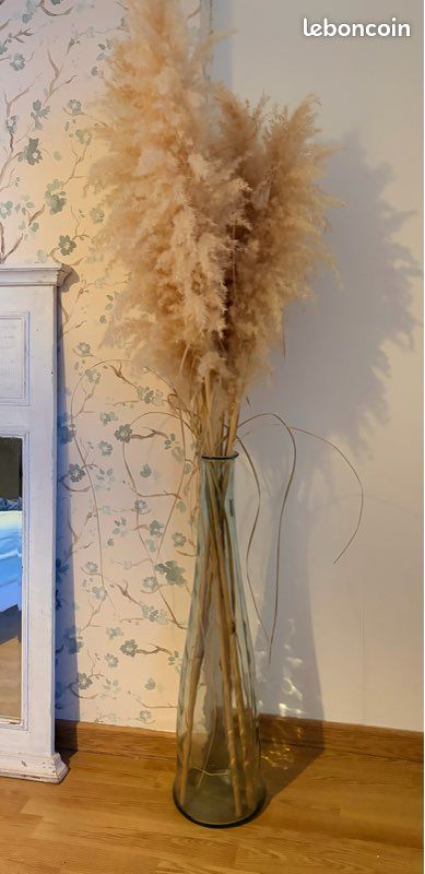 Grand vase en verre soufflé (image 1)