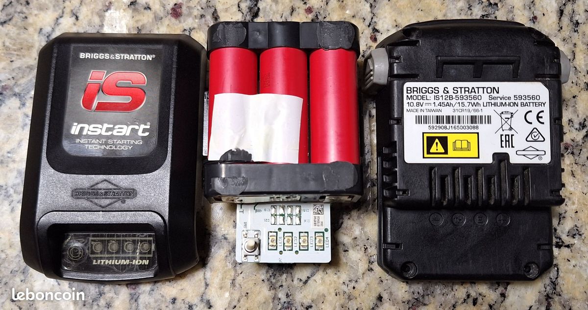 Batterie lithium-ion InStart pour moteur Briggs & Stratton 10