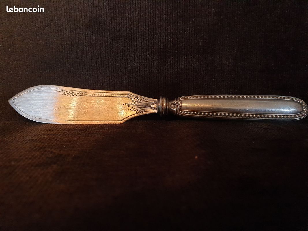Couteau à dessert, argent fourré (image 1)