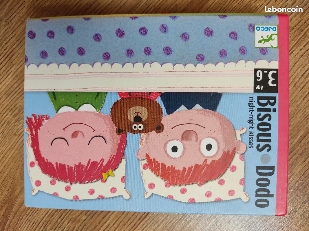 Jeu de cartes Bisous Dodo 3-6 ans (image 1)