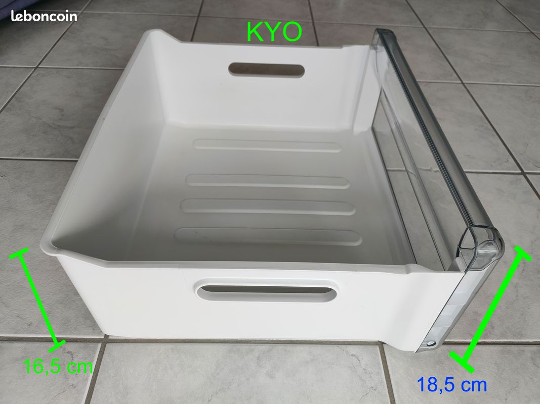 Panier Congélation Blanc Original 520x241x205 Mm Whirlpool 481010479250 C00324568