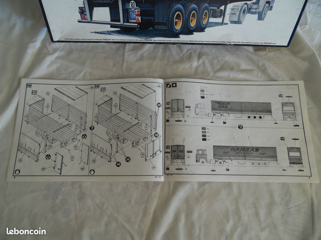 Maquette remorque : Remorque trailor savoyarde - Jeux et jouets Heller - Avenue des Jeux