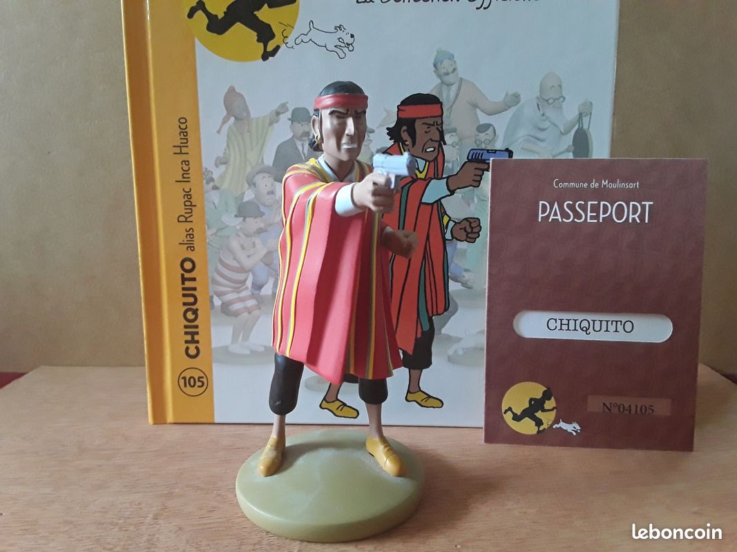 FIGURINE TINTIN COLLECTION officielle Numéro 105 Chiquito EUR 1,00