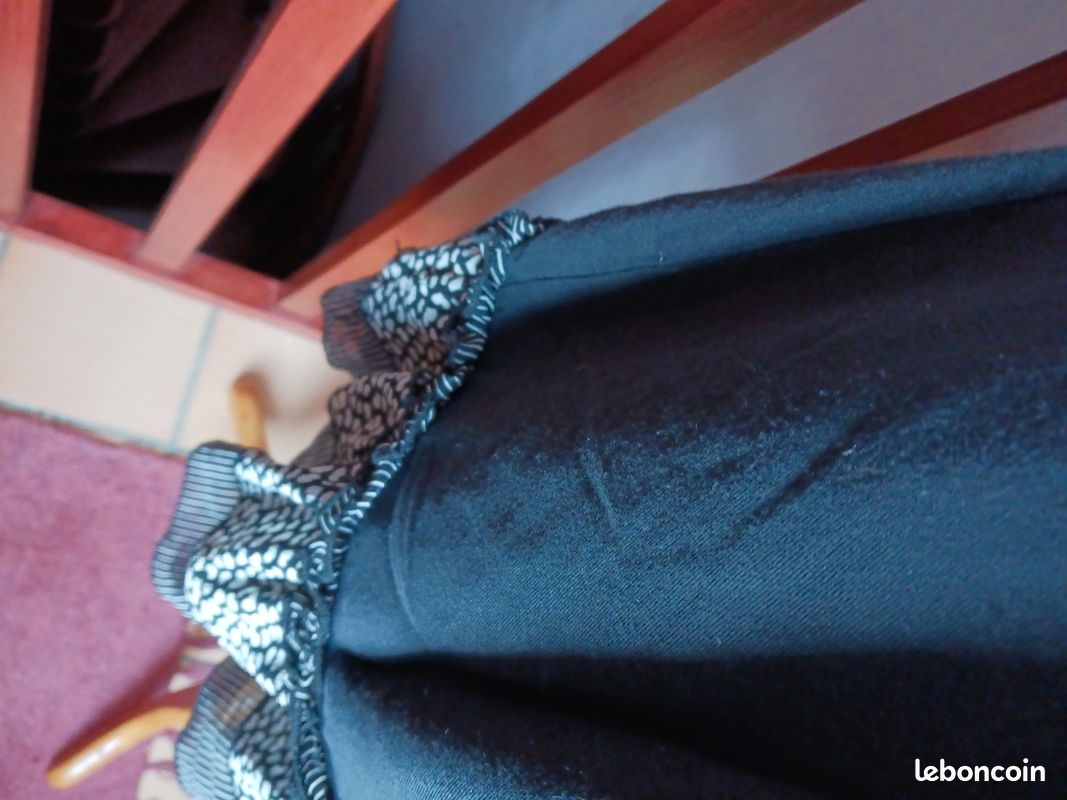 Robe xanaka cœurs noire et blanche (image 11)