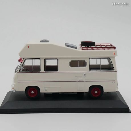 Maquette Citroën HY Currus Camping-car 1972 - Échelle 1/43 Hachette Ixo - Neuve
