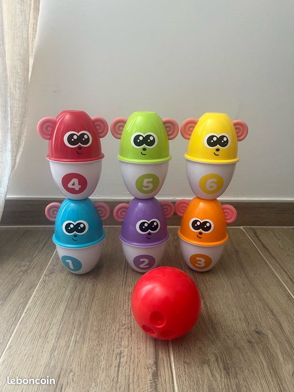 Jeu enfants Bowling de la jungle chicco (image 1)
