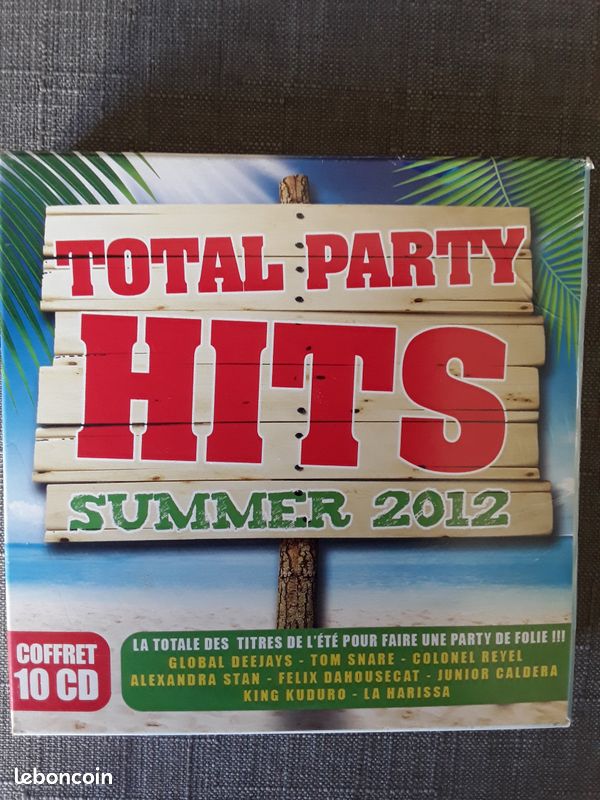 Coffret 10 CD Total Party Hits Summer 2012 (image 2)