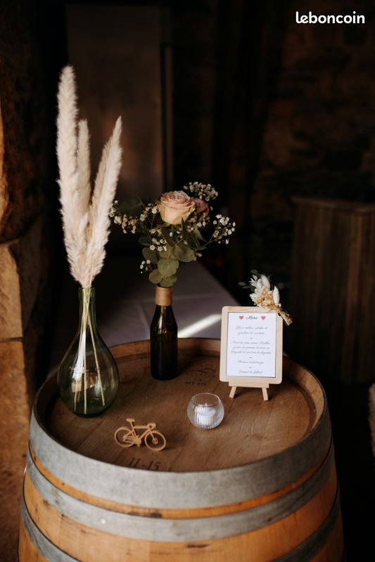 Petites ardoises menu + petit chevalet deco mariage (image 1)