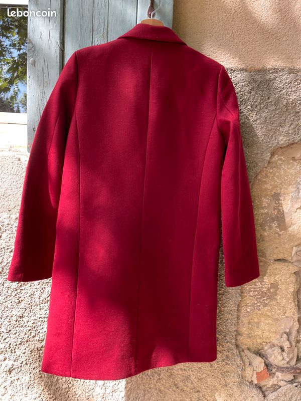 Zara rougue manteau long en laine Vêtements