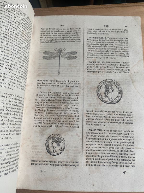 Encyclopédie Nationale Arts, Lettres, Sciences T1 – 1857 – Houzé & Barré – Illustré