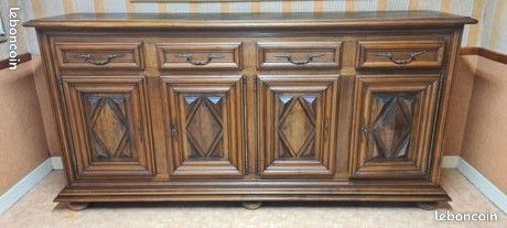 Enfilade en noyer style Louis XIII (image 3)