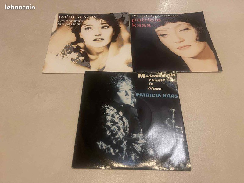 Lot de disques 45 tours vinyles Patricia Kaas (image 1)