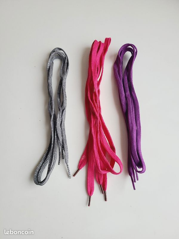 De Couleur Lacets De Baskets Lacets Plats Arc-en-ciel Lilou Multi