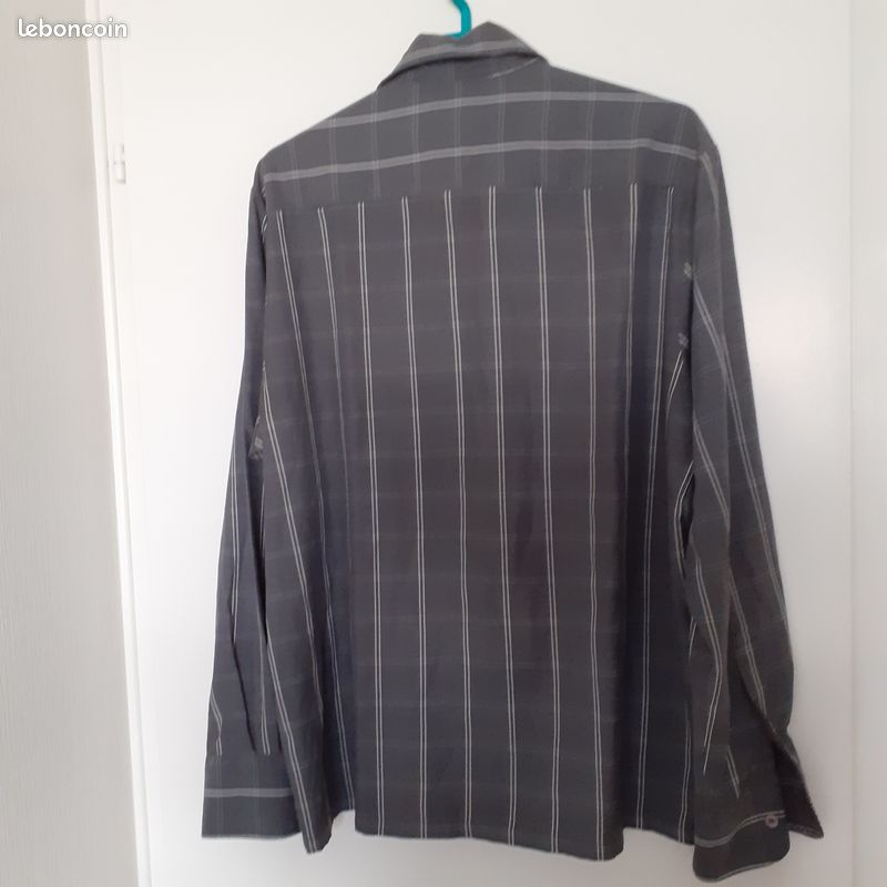Chemise grise à carreaux C.SEVENTEEN - Taille XL (image 3)