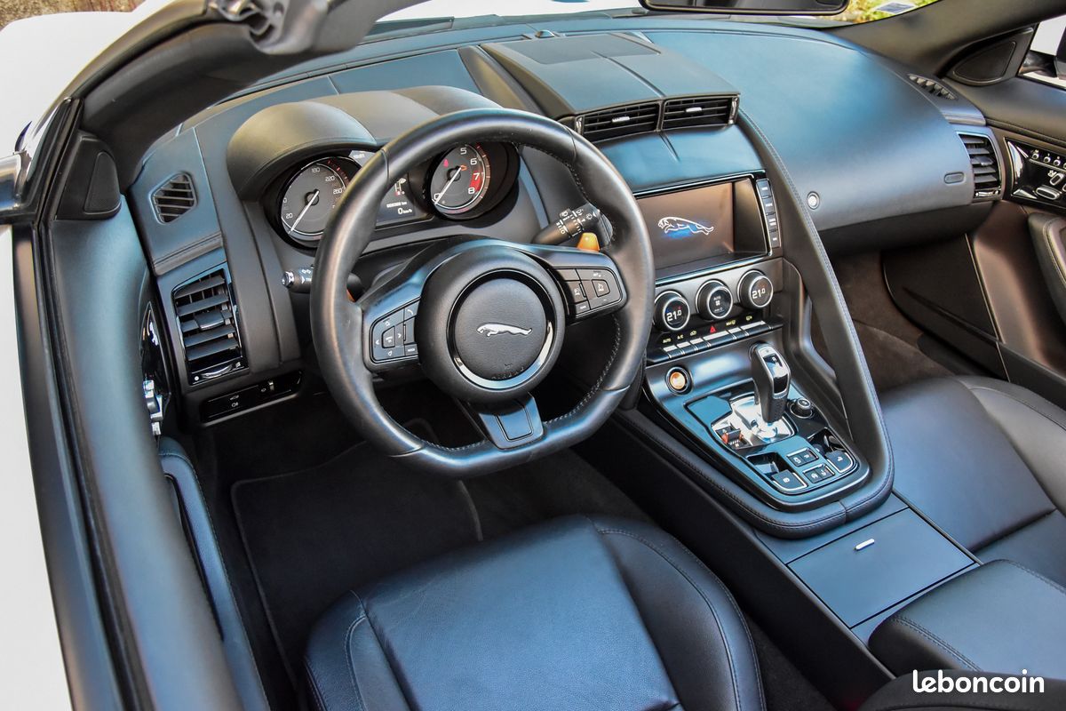 Jaguar F-Type Cabriolet 3.0 V6 S 380ch *Polaris White / Origine France (image 4)