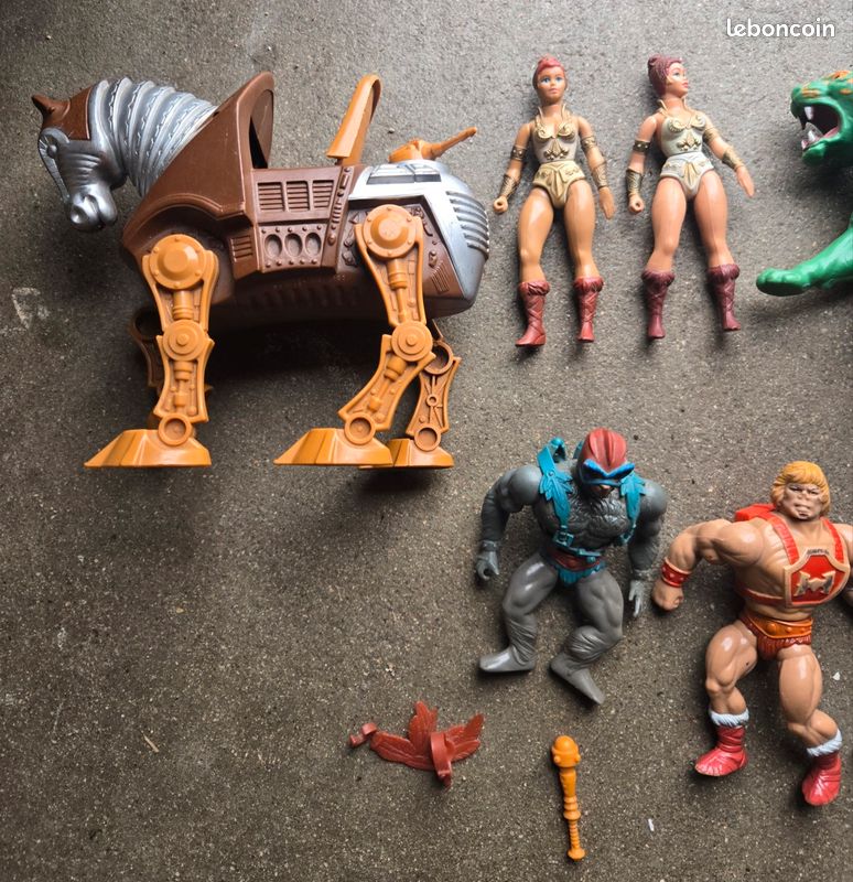Lot De Figurines Maîtres De L’Univers – Orly Jouet – Occasion – Vintage
