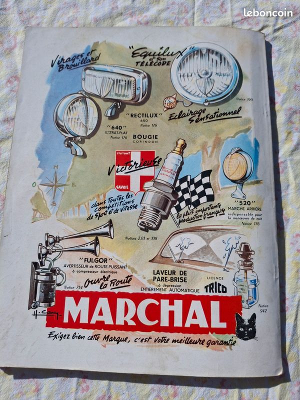 Magazine illustration Special Amon auto 1954 (image 16)