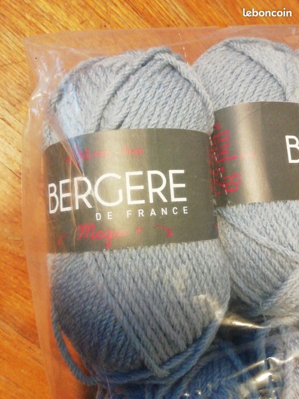 Pelote De Laine Bergère De France Mousse - Réf 10661 - Fil Coton Bio Certifié