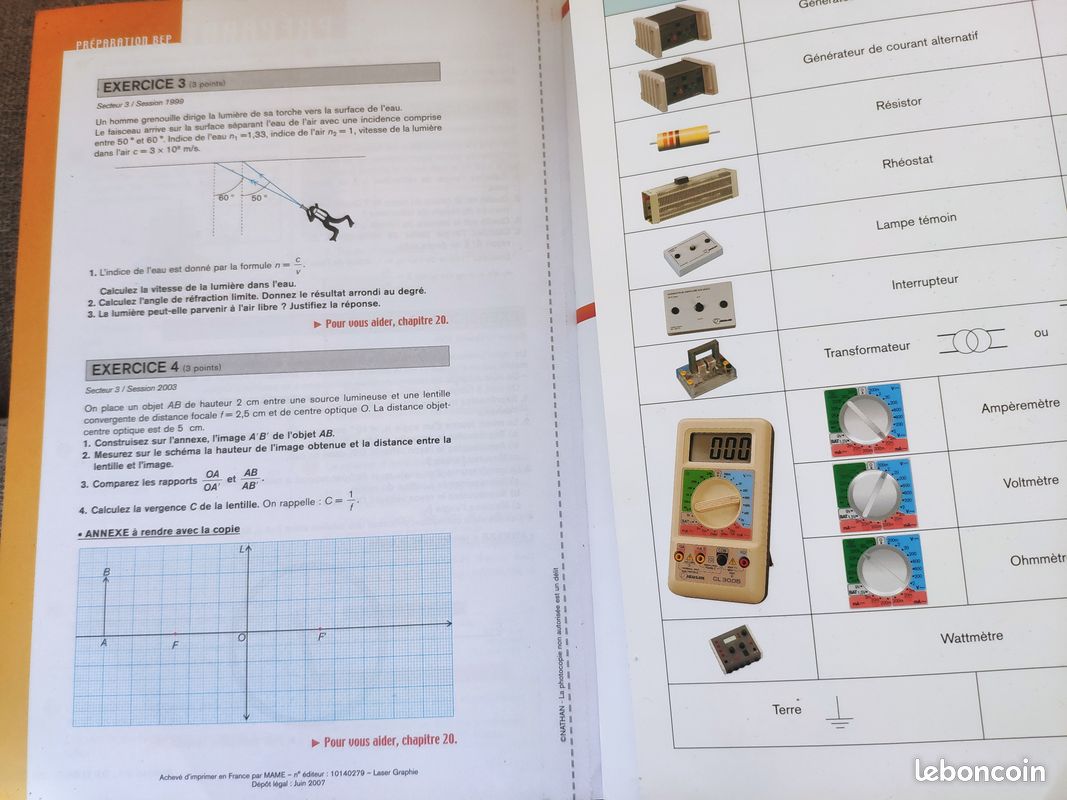 Livre sciences physiques BEP (image 2)