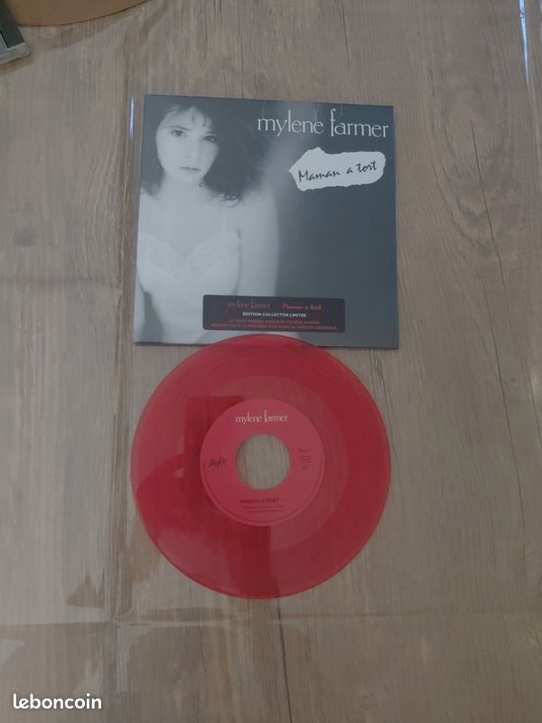 Mylène Farmer 45 tours maman a tort (image 1)