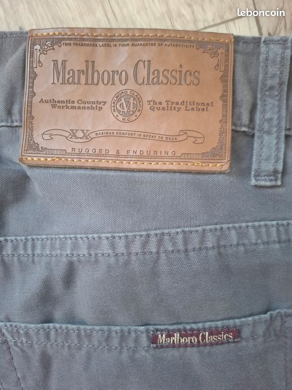 Jeans MARLBORO CLASSICS Bleu Marine - Coupe Droite Taille W29 L34 NEUF Avec Étiquettes
