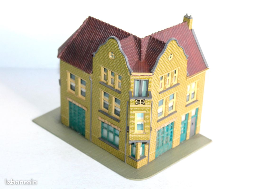 RARE! KIBRI HO Maquette Commerce Magasin Garage Auto Bosch, Maison D