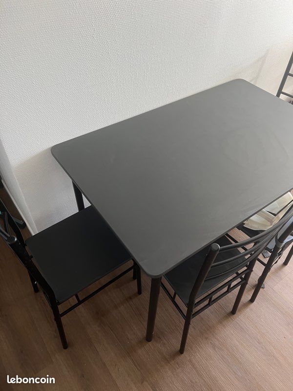 Ensembles de Table de cuisine Noir (image 5)