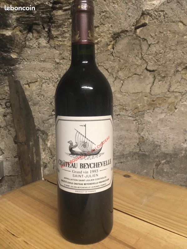 10 bouteilles CHÂTEAU BEYCHEVELLE 1993 (image 2)