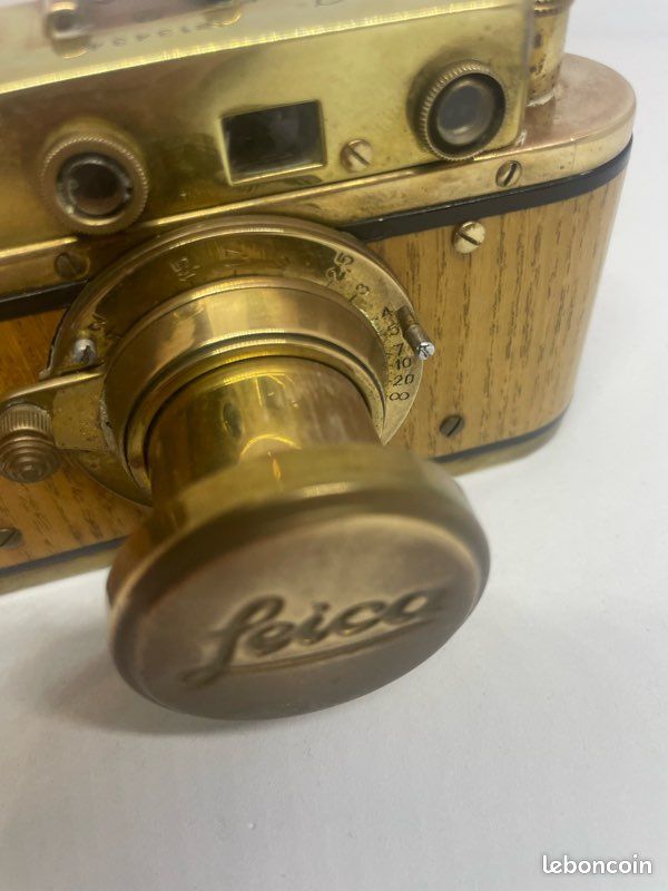 Appareil photo zorki urss ,repro leica vintage gainage bois (image 15)