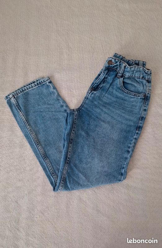 Jean Droit Kiabi Garçon 12A / 152 cm Regular Fit Bleu (image 2)