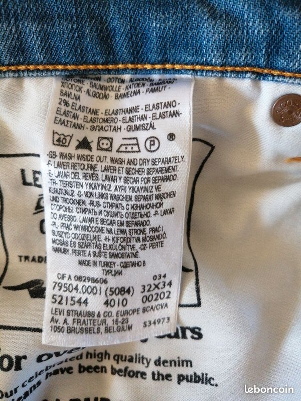 Jeans levis 504 straight (image 3)