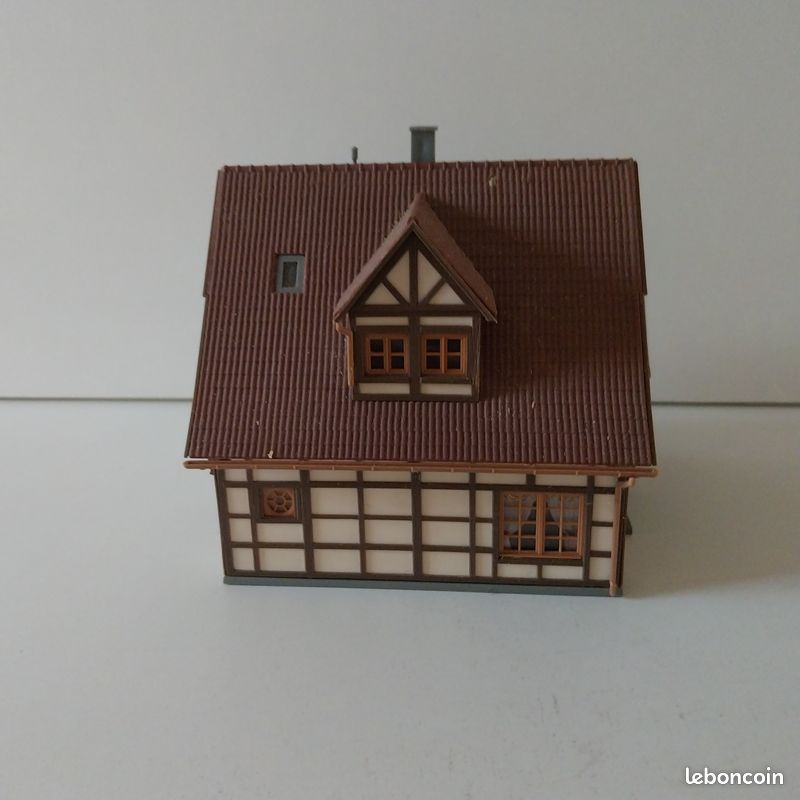 Maison alsacienne traditionnelle gratuite à imprimer - PassColoriage
