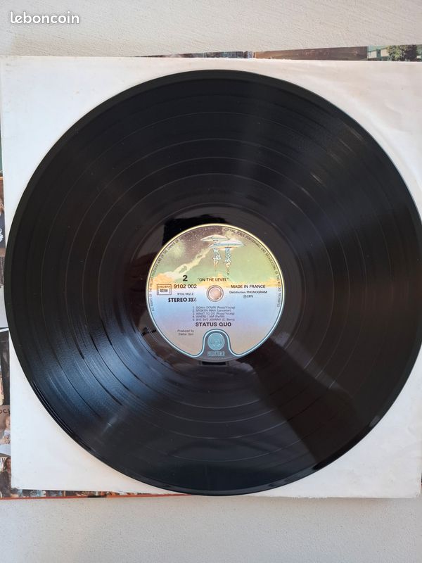 Vinyle LP : Status Quo – On The Level (image 2)