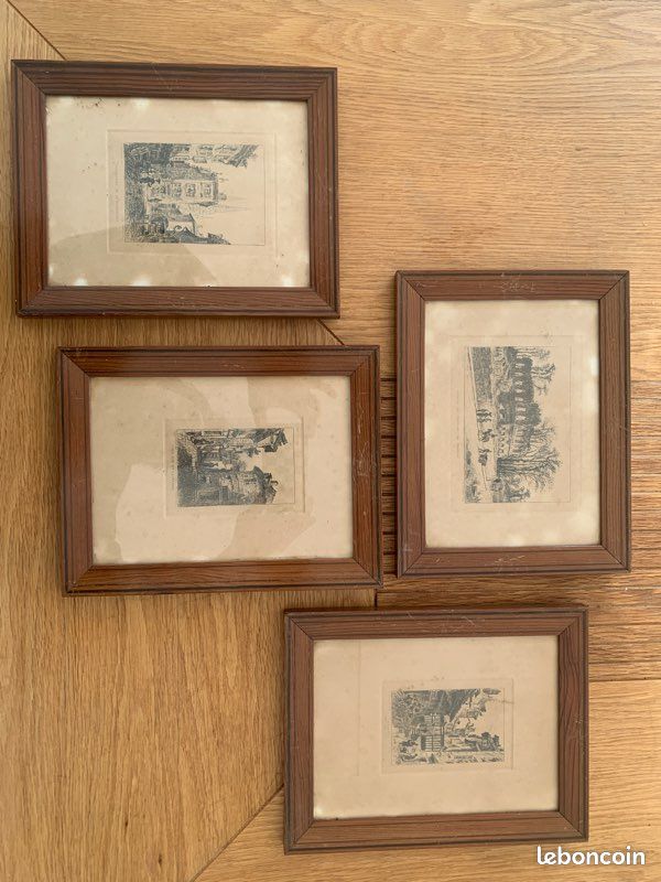 Lot 4 cadres anciens Pays Basque / Bayonne (image 1)