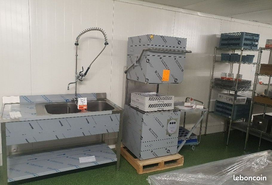 Bac de plonge inox matériel CHR professionnel pour restaurant (image 3)