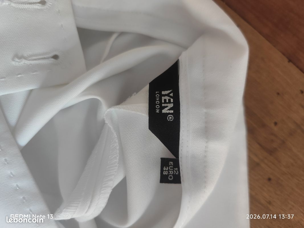 Tailleur femme blanc (image 5)