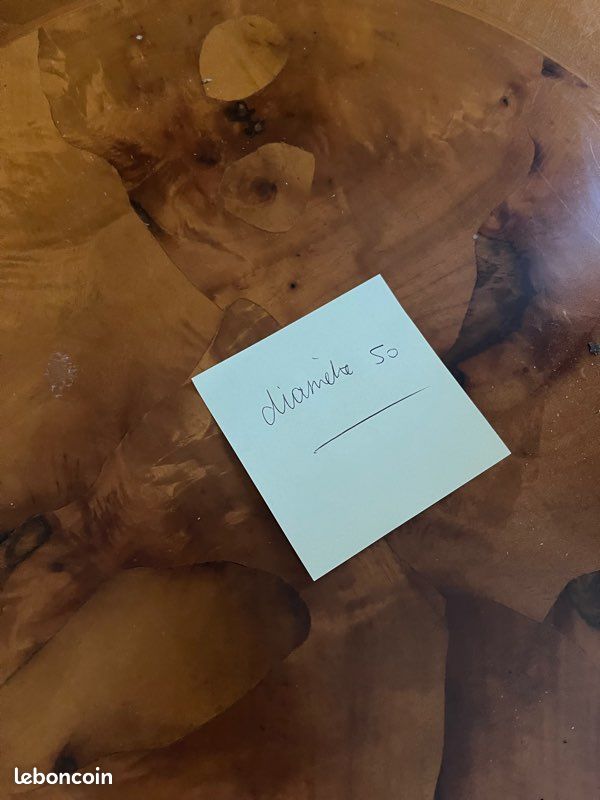Table ronde bois (image 3)