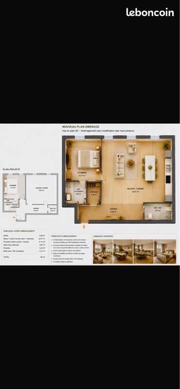 Appartement 2 pièces 47 m² · à Nice · 47 m² · 225 000 €