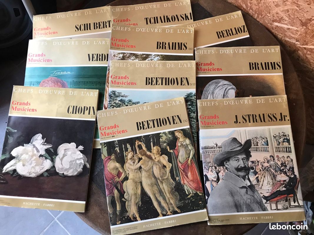 Lot 10 vinyles chefs œuvres livres (image 1)