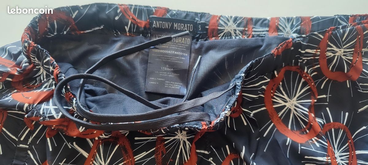 🎀 Short de bain Antony Morato Taille S Comme Neuf Vêtements