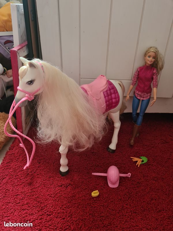 Barbie Frv36 Cheval Barbie Barbie FRV36 Dreamhorse Doll And Horse
