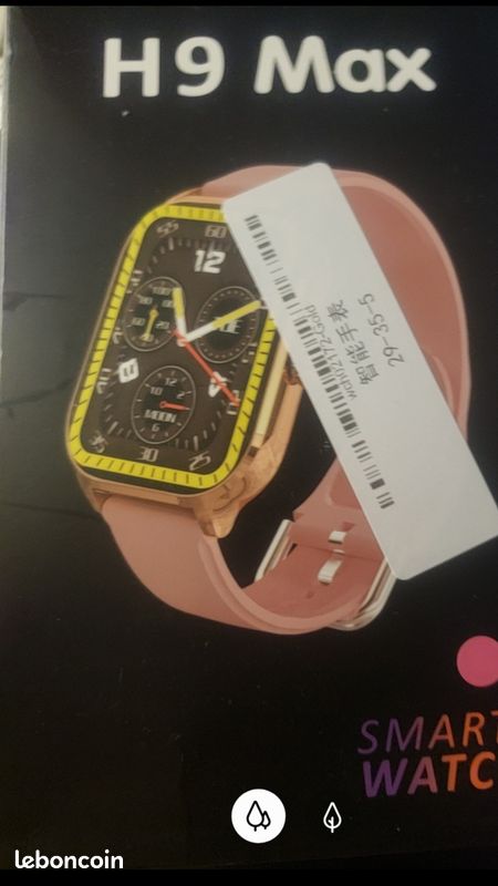 H9 max smart watch non apple pas de marques (image 1)