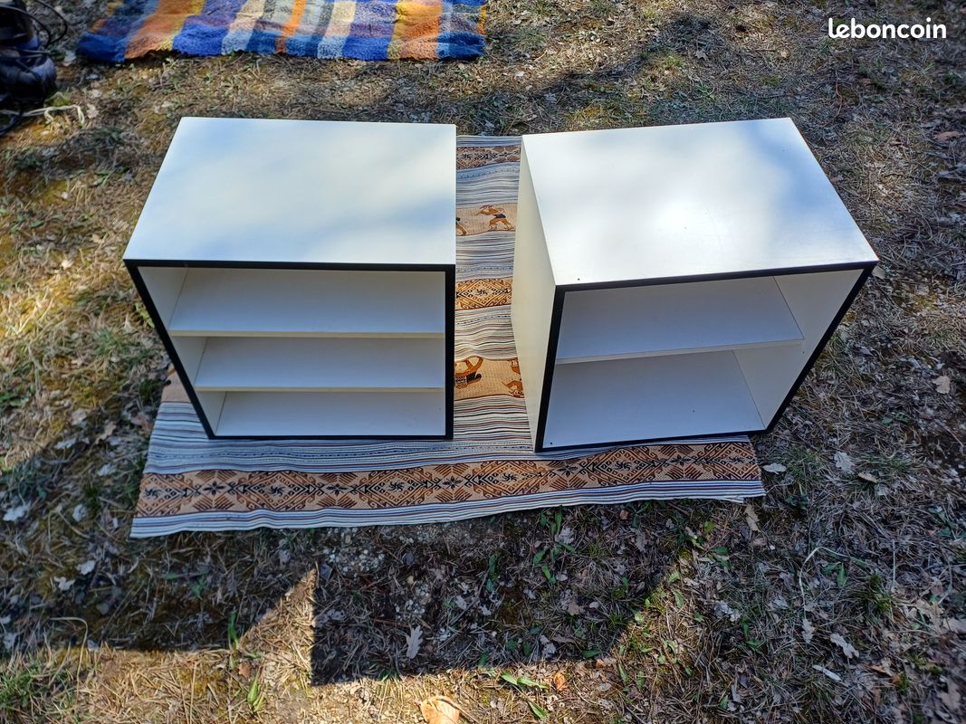 Lot de 2 meubles cube (image 2)